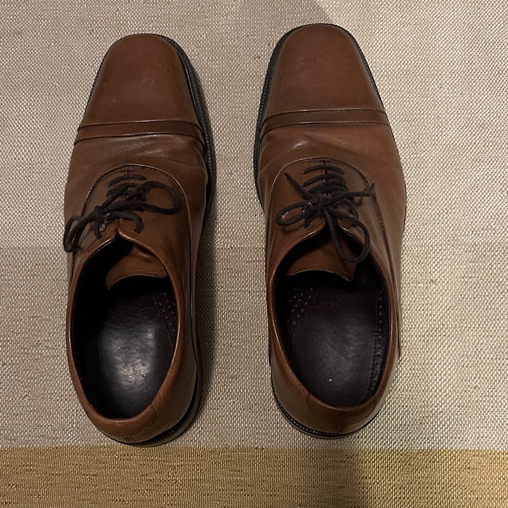 Men's Brown Leather Dress Shoes